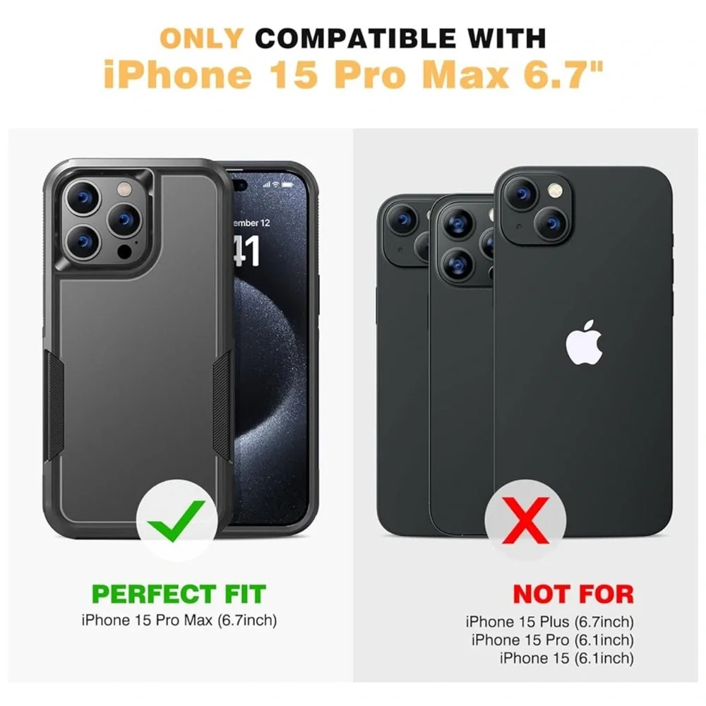 Privacy Black Protective Phone Case